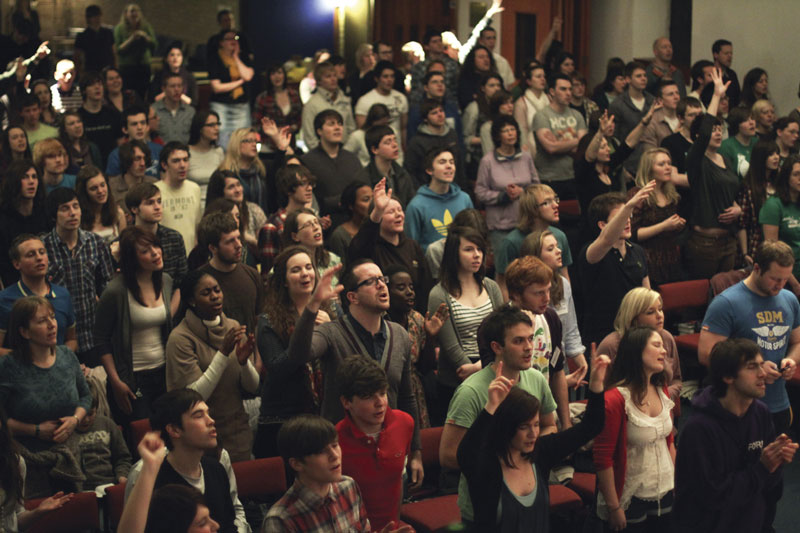 Modern church worship