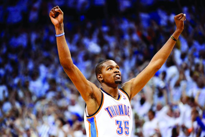 Kevin Durant has praised God for his success