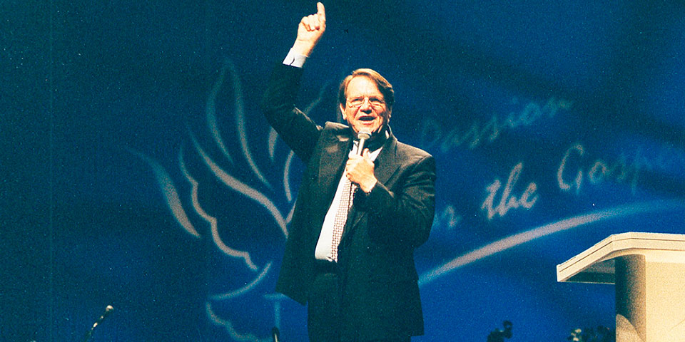 Reinhard Bonnke preaching