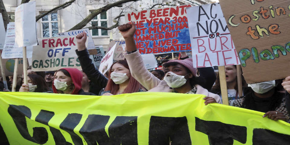 Climate protesters