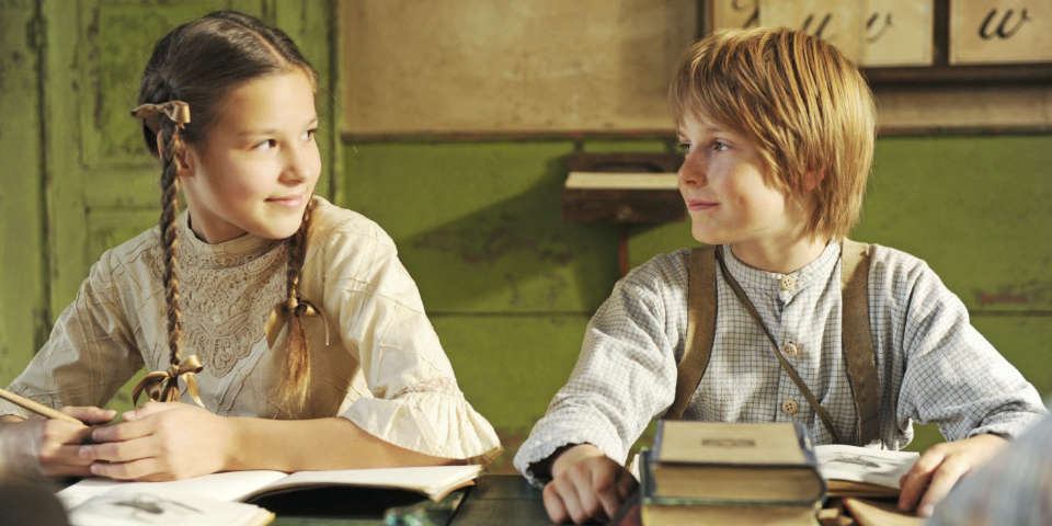 Becky Thatcher and Tom Sawyer