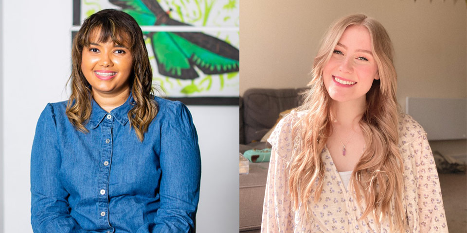 Rhea Talbot and Shannon Williams