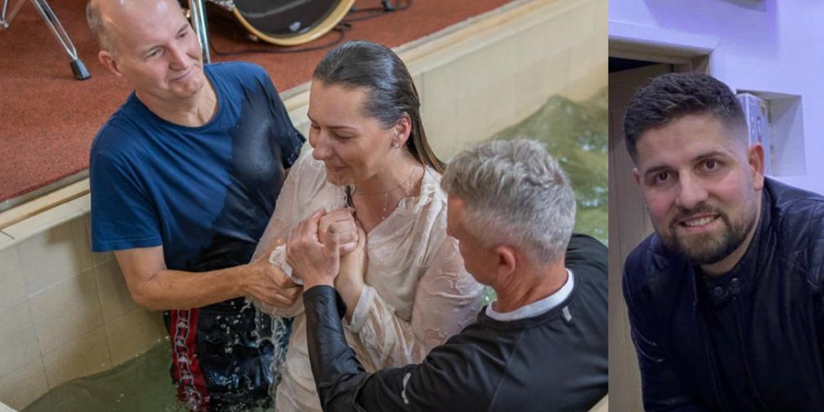 Baptism and former gangster Mariusz M