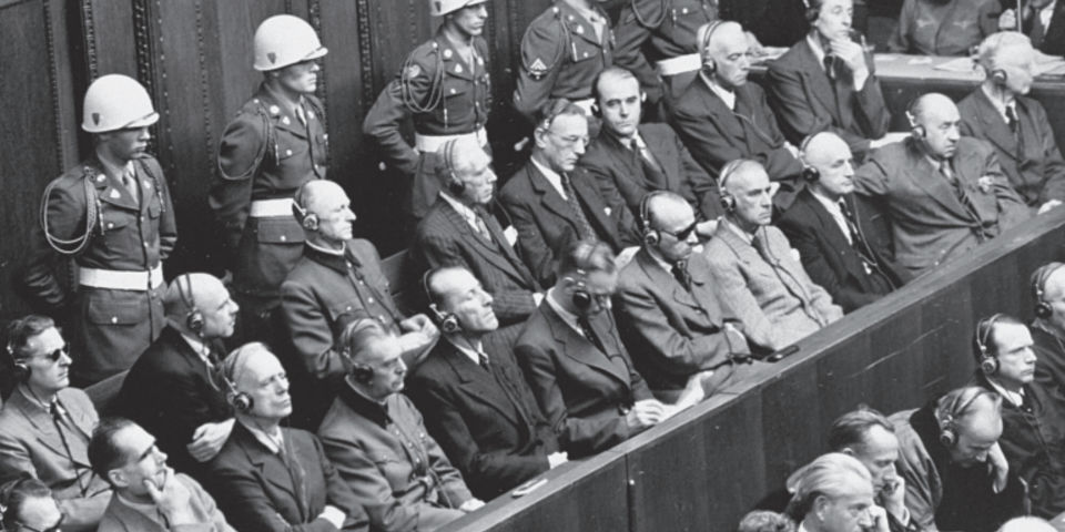 Nazis at the Nuremberg trials